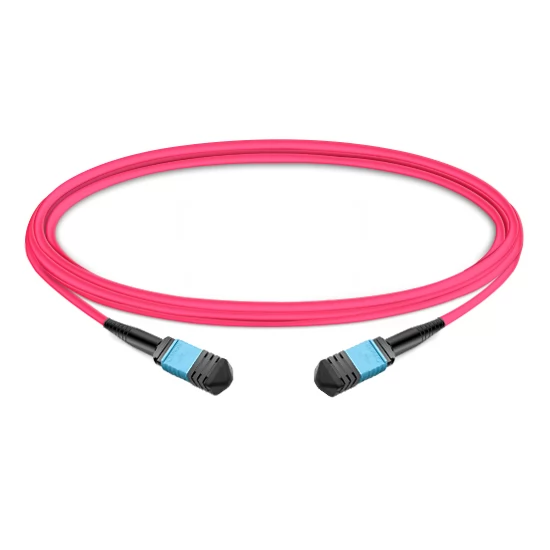 16 Fibers OM4 MPO Trunk Cable Polarity B LSZH 1m | FiberMall
