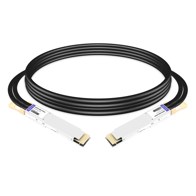800G QSFP-DD to QSFP-DD Passive DAC Cable 0.5m | FiberMall