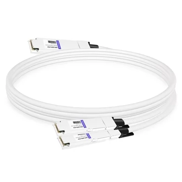NVIDIA MCP7Y00-N003 Compatible 3m (10ft) 800G Twin-port OSFP to 2x400G OSFP InfiniBand NDR Breakout Direct Attach Copper Cable