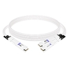 NVIDIA MCP7Y00-N002-FLT Compatible 2m (7ft) 800G Twin-port OSFP to 2x400G Flat Top OSFP InfiniBand NDR Breakout DAC