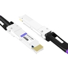 QDD-OSFP-FLT-AEC50CM 0.5m (1.6ft) 400G QSFP-DD to OSFP Flat Top PAM4 Active Electrical Copper Cable