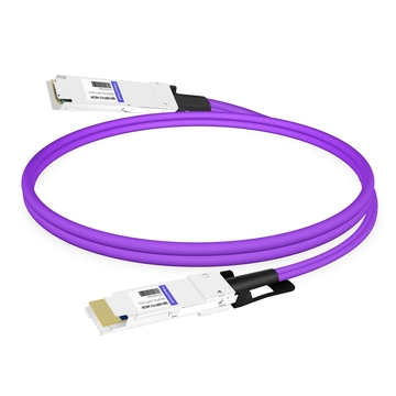 QDD-OSFP-FLT-AEC2M 2m (7ft) 400G QSFP-DD to OSFP Flat Top PAM4 Active Electrical Copper Cable