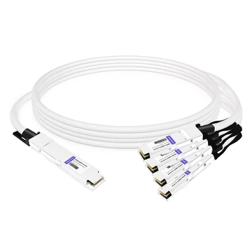 OSFP8-4QSFP112-PC1M 1m (3ft) 800G InfiniBand NDR Twin-port OSFP to 4x200G QSFP112 Passive Breakout Direct Attach Copper Cable