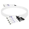 NVIDIA MCP7Y40-N001 Compatible 1 m (3 pieds) 800G InfiniBand NDR double port OSFP vers 4x200G QSFP112 Breakout DAC