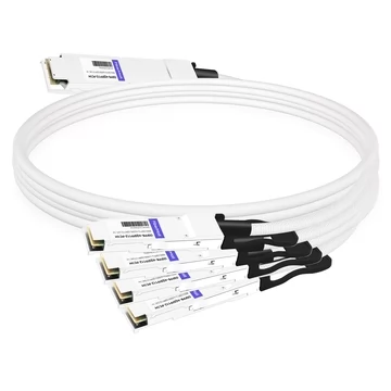 NVIDIA MCP7Y40-N001 Compatible 1 m (3 pieds) 800G InfiniBand NDR double port OSFP vers 4x200G QSFP112 Breakout DAC