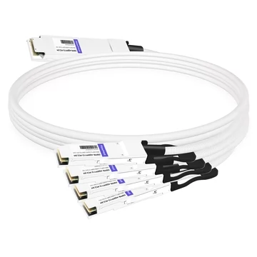 NVIDIA MCP7Y40-N02A Compatible 2.5m 800G InfiniBand NDR Twin-port OSFP to 4x200G QSFP112 Breakout DAC