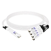 NVIDIA MCP7Y40-N003 Compatible 3m (10ft) 800G InfiniBand NDR Twin-port OSFP to 4x200G QSFP112 Breakout DAC