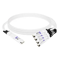 NVIDIA MCP7Y40-N003 Compatible 3m (10ft) 800G InfiniBand NDR Twin-port OSFP to 4x200G QSFP112 Breakout DAC