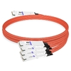 NVIDIA MCA7J70-N005 Compatible 5m (16ft) 800G InfiniBand NDR Twin-port OSFP to 4x200G OSFP Breakout ACC