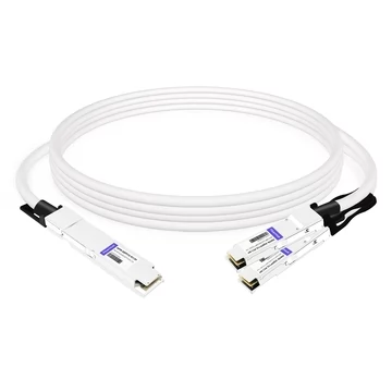 OSFP8-2QSFP112-PC1.5M 1.5m (5ft) 800G InfiniBand NDR Twin-port OSFP to 2x400G QSFP112 Passive Breakout Direct Attach Copper Cable