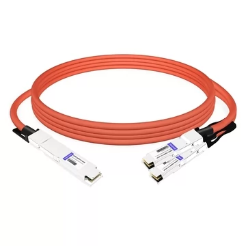 OSFP8-2QSFP112-AC4M 4m (13ft) 800G Twin-port OSFP to 2x400G QSFP112 InfiniBand NDR Breakout Active Copper Cable