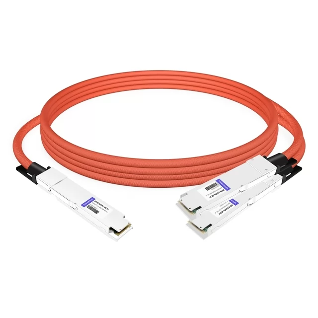 800G OSFP to 2x400G OSFPBreakout AEC Cable 2m | FiberMall