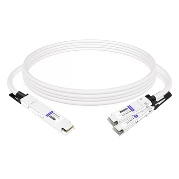 OSFP-2Q56-PC1M 1m (3ft) 400G OSFP to 2x200G QSFP56 Passive Breakout Direct Attach Cable