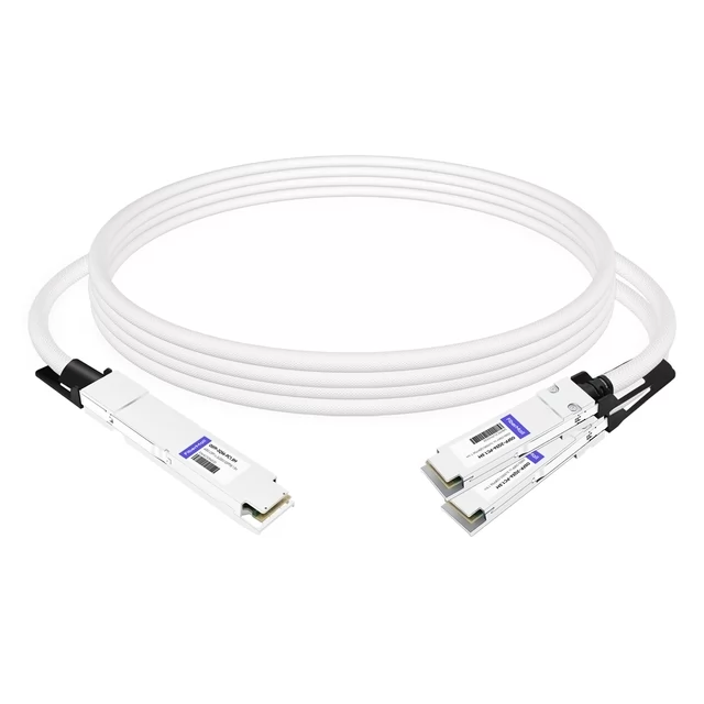 400G OSFP to 2x200G QSFP56 HDR Breakout DAC 1.5m | FiberMall