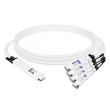 OSFP-4Q56-PC1M 1m (3ft) 400G Twin-port 2x200G OSFP to 4x100G QSFP56 Passive Breakout Direct Attach Copper Cable