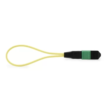 16 Fibers MPO APC Female OS2 9/125 Single Mode Fiber Loopback Cable