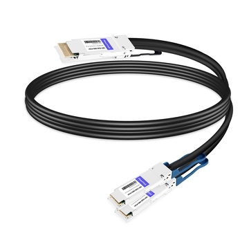 DELL DAC-Q28DD-2Q28-100G-3M Compatible 3m (10ft) 200G QSFP-DD to 2x100G QSFP28 NRZ Passive Breakout Direct Attach Copper Cable