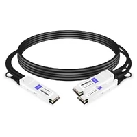 NVIDIA(Mellanox) MCP7H50-H001R30 Compatible 1m (3ft) Infiniband HDR 200G QSFP56 to 2x100G QSFP56 PAM4 Passive Breakout Direct Attach Copper Cable