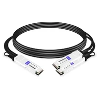 NVIDIA(Mellanox) MCP7H50-H01AR30 Compatible 1.5m (5ft) Infiniband HDR 200G QSFP56 to 2x100G QSFP56 PAM4 Passive Breakout Direct Attach Copper Cable