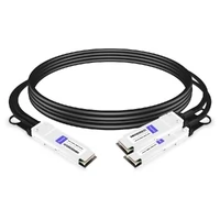 NVIDIA(Mellanox) MCP7H50-H002R26 Compatible 2m (7ft) Infiniband HDR 200G QSFP56 to 2x100G QSFP56 PAM4 Passive Breakout Direct Attach Copper Cable