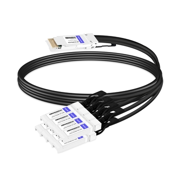 QSFP-DD-8SFP56-PC2M 2m (7ft) 400G QSFP-DD to 8x 50G SFP56 Passive Direct Attach Twinax Copper Breakout Cable