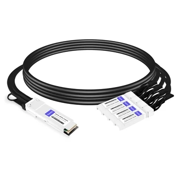 QSFP56-4SFP56-PC50CM 50cm (1.6ft) 200G QSFP56 to Four 50G SFP56 PAM4 Passive Copper Direct Attach Breakout Cable