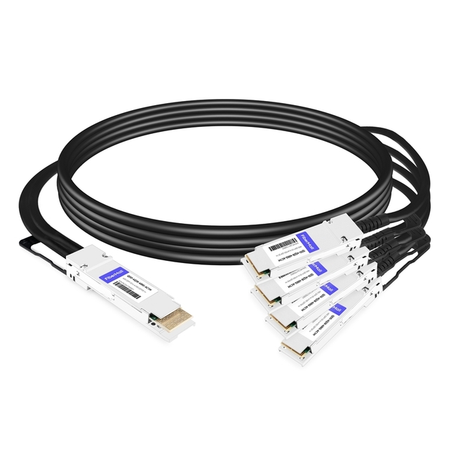1m 400G QSFP-DD to 4x100G QSFP28 Active Breakout Cable | FiberMall