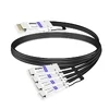 Arista Networks H-D400-4Q100-1M Compatible 1m (3ft) 400G QSFP-DD to 4x100G QSFP28 PAM4 Active Breakout Direct Attach Copper Cable