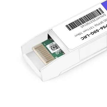 SFP56-50G-LRC 50G SFP56 LR 1311nm PAM4 Duplex LC SMF 10km DDM Optical Transceiver Module