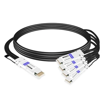 3m 400G QSFP-DD to 4x100G QSFP28 Active Breakout Cable | FiberMall