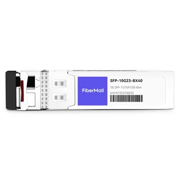 Brocade 10G-SFPP-BXU-60K Compatible 10G BX SFP+ BIDI TX1270nm/RX1330nm 60km LC SMF DDM Transceiver Module