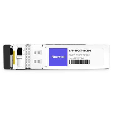 Juniper EX-SFP-10GE-BX54-100 Compatible 10G BX SFP+ BIDI TX1550nm/RX1490nm 100km LC SMF DDM Transceiver Module