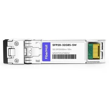 DELL 407-BBXM Compatible 32G SWL Fibre Channel SFP+ 32Gb Short Wave 1-pack 850nm 100m LC MMF DDM Transceiver Module