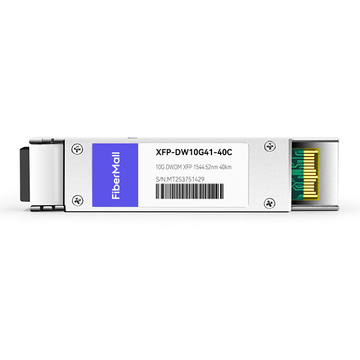 XFP-DW10G41-40C 10G DWDM XFP C41 100GHz 1544.52nm 40km LC SMF DDM Transceiver Module