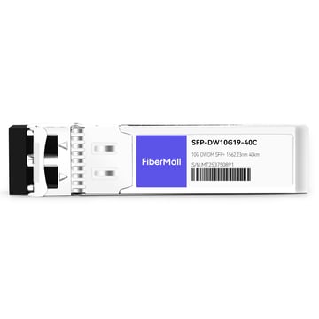 MRV SFP-10GDWER-19 Compatible 10G DWDM SFP+ C19 100GHz 1562.23nm 40km LC SMF DDM Transceiver Module