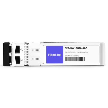 Cisco DWDM-SFP10G-61.41 Compatible 10G DWDM SFP+ C20 100GHz 1561.41nm 40km LC SMF DDM Transceiver Module