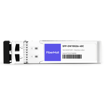 Cisco DWDM-SFP10G-56.55 Compatible 10G DWDM SFP+ C26 100GHz 1556.55nm 40km LC SMF DDM Transceiver Module