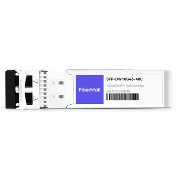 H3C DWDM-SFP10G-40.55-40 совместимый 10G DWDM SFP + C46 100 ГГц 1540.55 нм 40 км LC SMF DDM модуль приемопередатчика