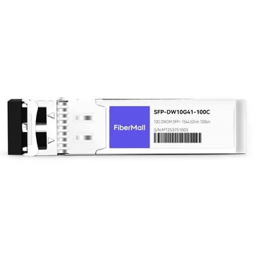 SFP-DW10G41-100C 10G DWDM SFP+ C41 100GHz 1544.52nm 100km LC SMF DDM Transceiver Module