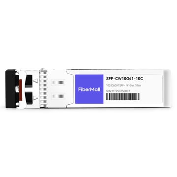 Cisco CWDM-SFP10G-1410-10 Compatible 10G CWDM SFP+ 1410nm 10km LC SMF DDM Transceiver Module