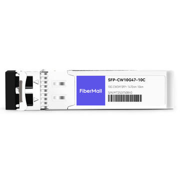 SFP-CW10G47-10C 10G CWDM SFP+ 1470nm 10km LC SMF DDM Transceiver Module
