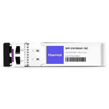 Cisco CWDM-SFP10G-1490-10 Compatible 10G CWDM SFP+ 1490nm 10km LC SMF DDM Transceiver Module