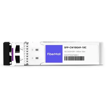 SFP-CW10G49-10C 10G CWDM SFP+ 1490nm 10km LC SMF DDM Transceiver Module