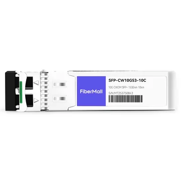 Cisco CWDM-SFP10G-1530-10 Compatible 10G CWDM SFP+ 1530nm 10km LC SMF DDM Transceiver Module