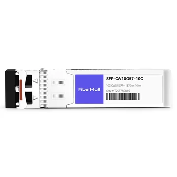 Cisco CWDM-SFP10G-1570-10 Compatible 10G CWDM SFP+ 1570nm 10km LC SMF DDM Transceiver Module