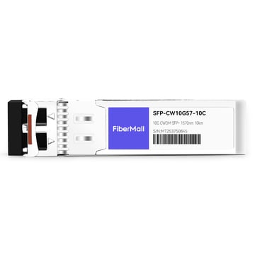 SFP-CW10G57-10C 10G CWDM SFP+ 1570nm 10km LC SMF DDM Transceiver Module