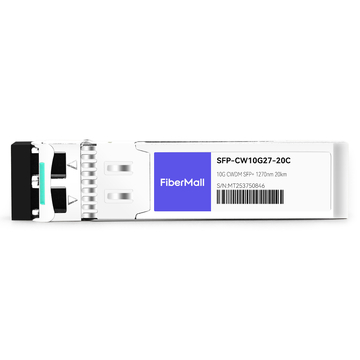SFP-CW10G27-20C 10G CWDM SFP+ 1270nm 20km LC SMF DDM Transceiver Module