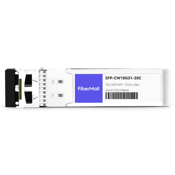 Cisco CWDM-SFP10G-1310-20 Compatible 10G CWDM SFP+ 1310nm 20km LC SMF DDM Transceiver Module