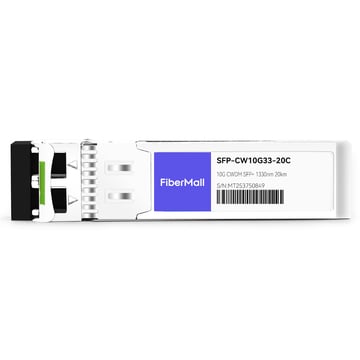 Juniper Networks EX-SFP-10GE-CWE33-20 Compatible 10G CWDM SFP+ 1330nm 20km LC SMF DDM Transceiver Module