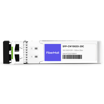 SFP-CW10G33-20C 10G CWDM SFP+ 1330nm 20km LC SMF DDM Transceiver Module